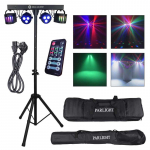 LIGHT4ME LED BAR DERBY PAR Lighting Set