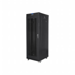 Lanberg | Rack cabinet 19" free-standing 37U/600x800 (flat pack) with mesh door, LCD | FF01-6837-23BL | Black