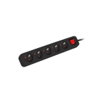 Lanberg PS1-05E-0150-BK power extension 1.5 m 5 AC outlet(s) Indoor Black