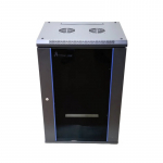 Extralink 19" 18U 600x600 mm wall-mounting cabinet Black