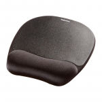 Fellowes | Mouse pad with wrist pillow | 202 x 235 x 25.4 mm | Black