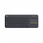 Logitech K400 Plus keyboard RF Wireless Dutch Black