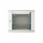 Extralink Rackmount cabinet 12U 600x600 AZH Gray wall mounted, swing type