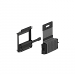 Dell | OptiPlex Micro and Thin Client VESA Mount w/Adapter Bracket | Black