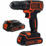 BLACK & DECKER Cordless Drill | BDCDC18B-QW | 18 V | 2x1.5 Ah | Li-Ion