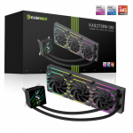 Gamemax CPU Liquid Cooler | HAILSTORM 360 LCD BK | Black