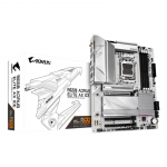 GIGABYTE B650 AORUS ELITE AX ICE Motherboard - Supports AMD Ryzen 9000 CPUs, 12+2+2 Phases Digital VRM, up to 8000MHz DDR5 (OC), 1xPCIe 5.0 + 2xPCIe 4.0 M.2, Wi-Fi 6E, 2.5GbE LAN, USB 3.2 Gen 2x2