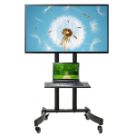 TV trolley stand Maclean, professional, on wheels, max 32-65", max 40kg, MC-739