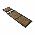 Mata zdrowotna ECO z kolcami do akupresury z poduszką, 110x42cm, XL, złote kolce,  Rebel Active