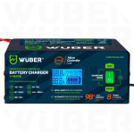 Microprocessor-controlled car battery charger 10 A 6&ndash;150 Ah 2&ndash;24 V W14018 WUBER