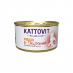 KATTOVIT Feline Diet Niere/Renal Chicken - wet cat food - 185g