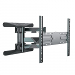 Gembird | Full-motion wall mount | WM-80ST-01 | Tilt, swivel, rotate | 40-80 " | Maximum weight (capacity) 50 kg | Black