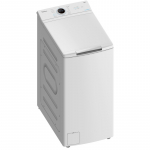Midea | Washing Machine | MF100T60B/W-HR | Energy efficiency class A | Top loading | Washing capacity 6 kg | 1200 RPM | Depth 61 cm | Width 40 cm | Display | LED | Steam function | White
