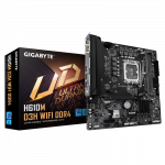 Gigabyte H610M D3H WIFI DDR4 | Processor family Intel | Processor socket LGA1700 | Supported hard disk drive interfaces SATA, M.2 | Number of SATA connectors 4