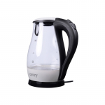 Camry | CR 1251 | Standard kettle | 2000 W | 1.7 L | Glass | 360&deg; rotational base | Glass/Black