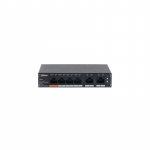 Switch|DAHUA|DH-SG4006P|Switch layer L2|6xRJ-45 ports|RJ-45 Ports Type Gigabit Ethernet (10/100/1000)|4xPower over Ethernet (PoE) ports quantity|Total Power over Ethernet (PoE) budget 60 W|SG4006P