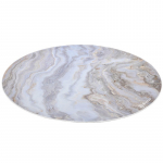Arozzi Zona Round Floor Pad | White Marble