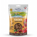 BALTICA Przysmaki region&oacute;w Duck with apple and rose - dog treat - 100g