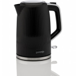 Gorenje K17DPB | Kettle | Electric | 1.7 L | 2200 W | Plastic/Stainless steel | 360&deg; rotational base | Black