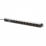 Digitus DN-95438 power distribution unit (PDU) 9 AC outlet(s) 1U Black, Silver