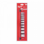 MILWAUKEE SOCKET SET 10 pcs. 3/8" IMPERIAL