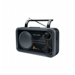Muse | 2-bands portable radio | M-06DS | AUX in | Grey
