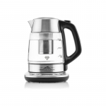 ETA | Kettle | Crystela Premium ETA915390000 | Electric | 2200 W | 1.5 L | Glass | 360&deg; rotational base | Stainless steel/Glass