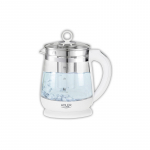 Adler | Kettle | AD 1299 | Electric | 2200 W | 1.5 L | Glass | 360&deg; rotational base | White