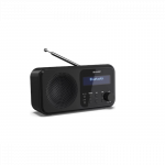 Sharp DR-P420(BK) Tokyo Portable Digital Radio, FM/DAB/DAB+, Bluetooth 5.0, USB or Battery Powered, Midnight Black | Sharp | Tokyo Portable Digital Radio | DR-P420(BK) | Bluetooth | Midnight Black