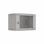 Rack mounting cabinet 19" 6U 540x350 grey with glass door Lanberg (Flat Pack)