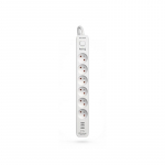 KERG power strip with circuit breaker-6 sockets 3USB 16A 1.5m