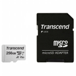 MEMORY MICRO SDXC 256GB W/ADAP/C10 TS256GUSD300S-A TRANSCEND