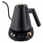 Adler Kettle | AD 1349 | Electric | 1100 W | 1 L | Stainless steel | 360&deg; rotational base | Black/Gold