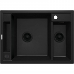 Magnetic granite sink 1.5-bowl