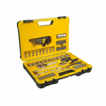 Stanley socket set 75 pcs. 1/4", 1/2" matt with
