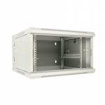 Extralink Rackmount cabinet 6U 600x600 AZH Gray wall mounted, swing type