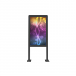 EDBAK | Floor stand | POK101 | 55 " | Maximum weight (capacity) 80 kg | Black