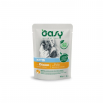 OASY Chunks in gravy Kitten with chicken- wet cat food - 85g