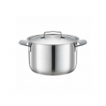 FS. SAUCEPAN WITH LID 5L ALL STEEL