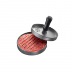 GEFU BBQ hamburger press Black, Grey Aluminium, Plastic