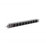 LANBERG RACK POWER STRIP 19" PDU 1U 9X SHUKO