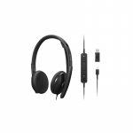 Lenovo 4XD1M45626 headphones/headset Wired Head-band USB Type-C Black