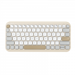 Asus Marshmallow KW100 | Keyboard | Wireless | US International | Oat Milk | Bluetooth