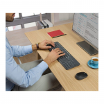 Logitech MK235 keyboard Mouse included USB QWERTY US International Grey