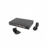 Lanberg Switch rack 19" POE+ 16x 100MB /2X COMBO  GIGABIT ETHERNET 250W