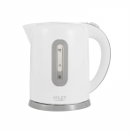 Adler | Kettle | AD 1234 | Standard | 2200 W | 1.7 L | Plastic | 360&deg; rotational base | White