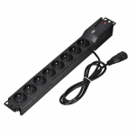 LESTAR 1966004970 power extension 1.5 m 230 AC outlet(s) Indoor Black