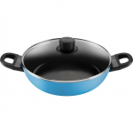 BALLARINI CAPRERA Deep frying pan 2H with lid 28 cm blue