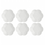 Set of 6 Villadeifiori Soup Plates - White, 20 cm