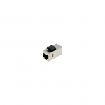 CAT 5e modular coupler, shielded RJ45 to RJ45, for panel connection